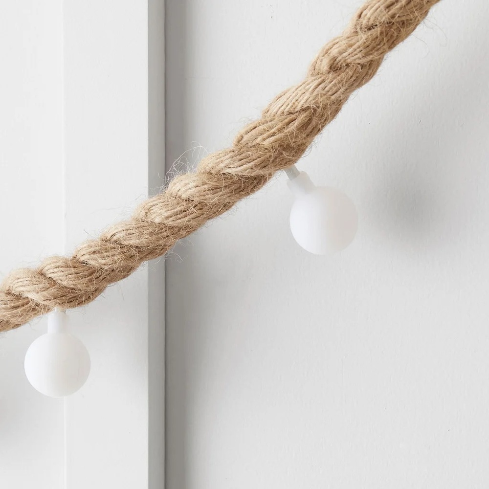 Pottery Barn Rope String Lights - Picture 3 of 6